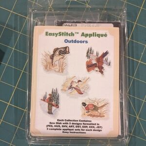 Dalco EasyStitch Applique Outdoors Embroidery Sew Disk With 5 Designs